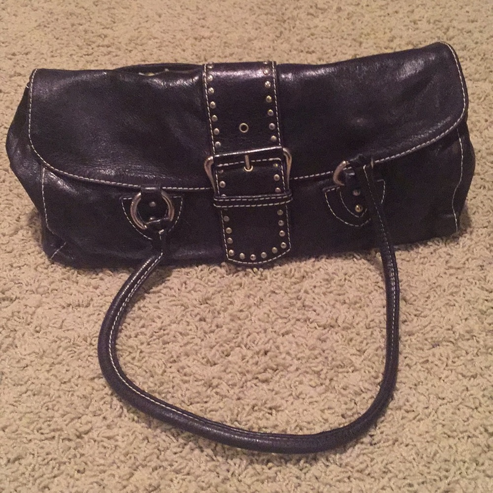 Helen Welsh Black Leather Bag